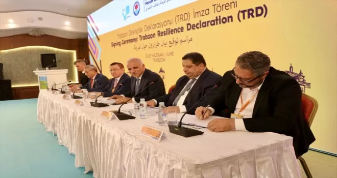 GÜNCELLEME - Trabzon’da “Afetlere Karşı Dirençlilik Zirvesi“ düzenlendi