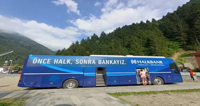 Halk Bankası’ndan Uzungöl’de mobil şube hizmeti