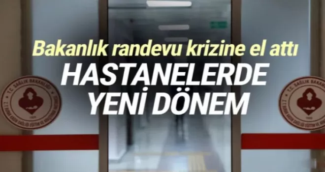 Hastane randevularında yeni dönem