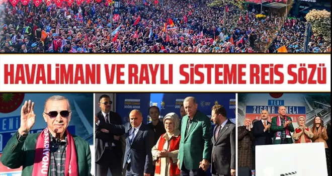 Havalimanı Ve Raylı Sisteme Reis Sözü