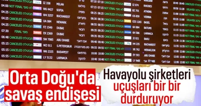 Havayolu şirketlerinden İsrail ve Lübnan kararı: Uçuşlarını askıya aldılar