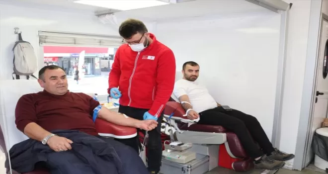 Havza'da 124 ünite kan bağışı toplandı