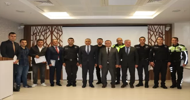 Havza'da başarılı polislere "başarı belgesi" verildi