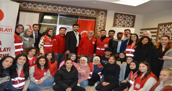 Havza'da genç Kızılaycılar bir araya geldi