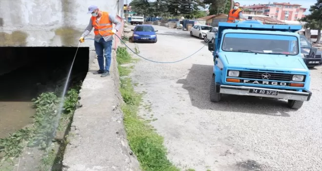 Havza’da larva ilaçlaması yapıldı