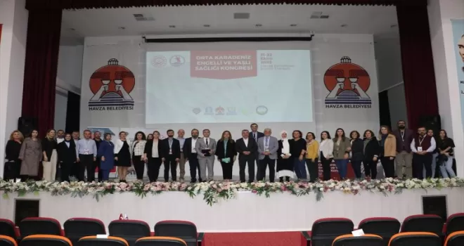 Havza’da “Orta Karadeniz Engelli ve Yaşlı Sağlığı Kongresi“ sona erdi