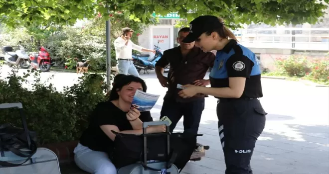 Havza’da polisler boğulma olaylarına karşı vatandaşları uyardı