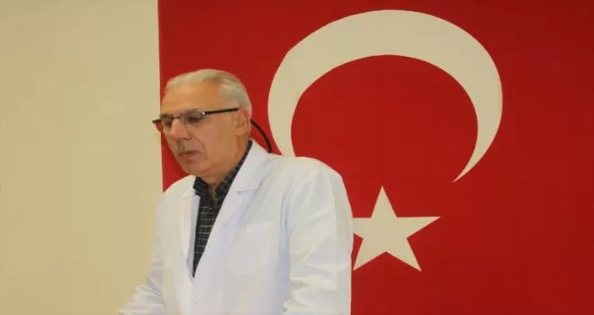 Havza’da sağlık çalışanları Cumhuriyet’in 100. yılını kutladı