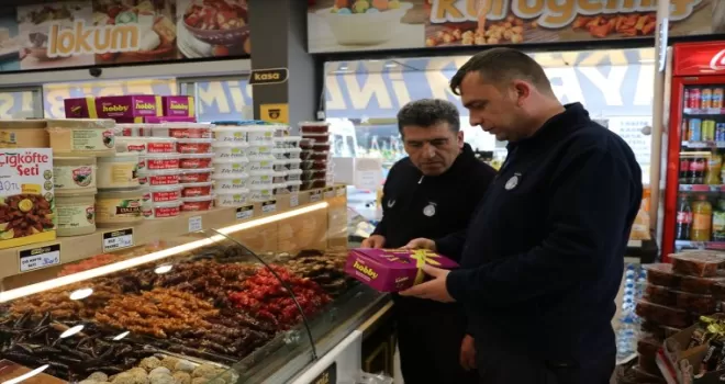 Havza’da zabıta ekiplerinden bayram şekeri denetimi