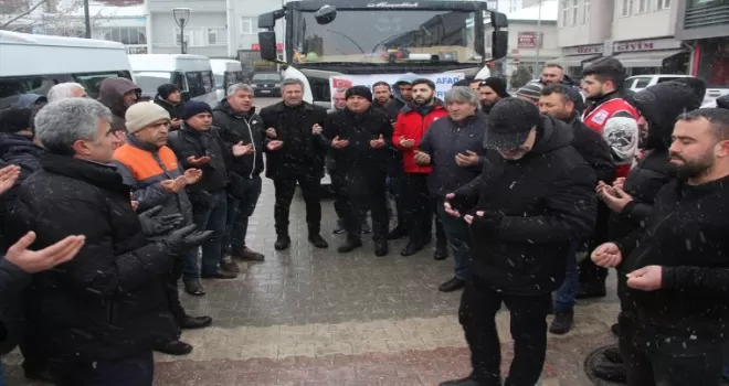 Havza’dan deprem bölgesine yardımlar devam ediyor