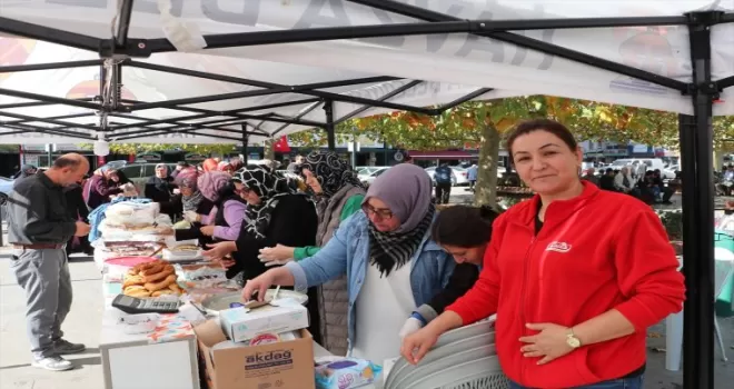 Havzalı kadınların Filistin yararına düzenlediği kermes sona erdi