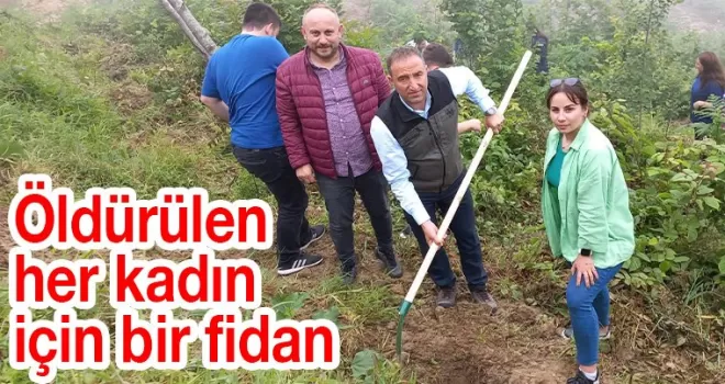 Her kadın için bir fidan