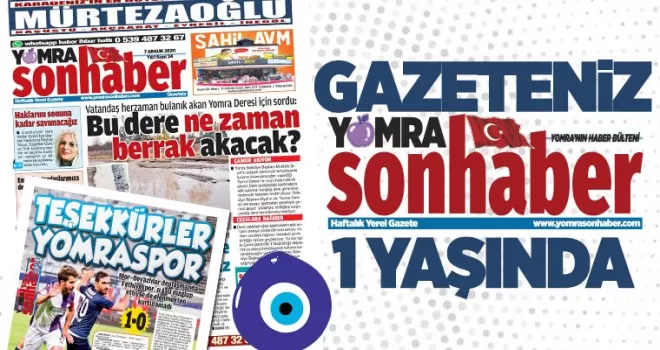 HER ŞEY GÜZEL BİR YOMRA İÇİN...
