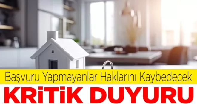Hisseli Tapu Sahiplerine Kritik Duyuru: 62 Günlük Başvuru Süresine Dikkat!