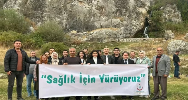 Hitit Yürüyüş Yolu’nda “sağlıklı yaşam yürüyüşü“ yapıldı