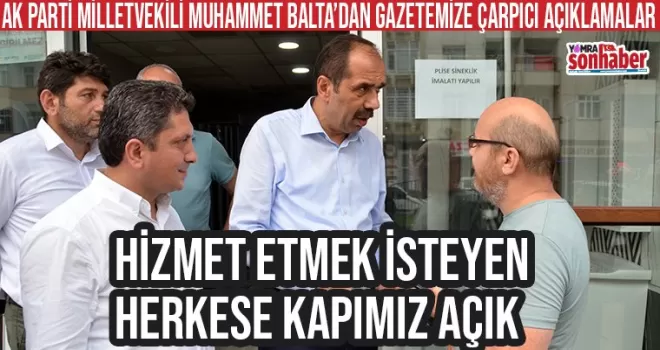 HİZMET ETMEK İSTEYEN  HERKESE KAPIMIZ AÇIK