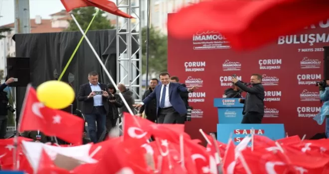 İBB Başkanı İmamoğlu, Çorum’da “Halk Buluşması“na katıldı