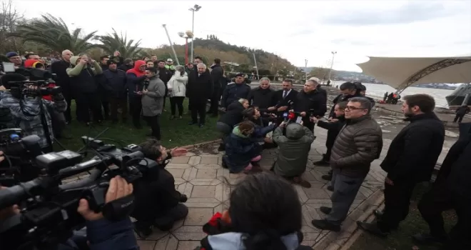İçişleri Bakanı Ali Yerlikaya, Zonguldak’ta fırtına ve sele ilişkin konuştu: