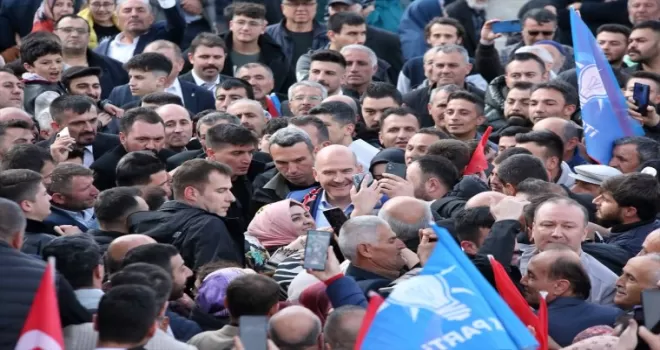 İçişleri Bakanı Soylu, Çorum’da vatandaşlara hitap etti: