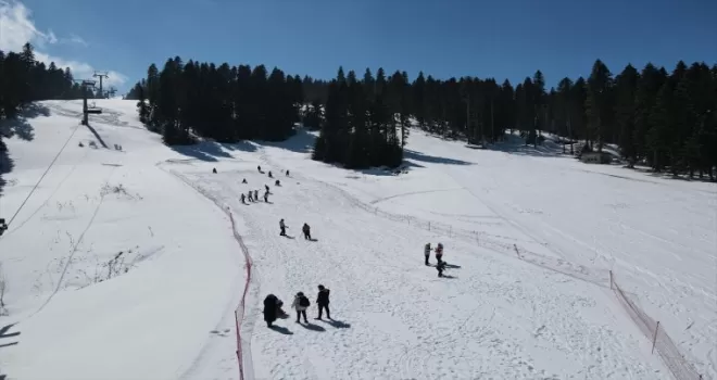 Ilgaz Dağı’nda kayak keyfinin 14 Nisan’a kadar sürmesi bekleniyor