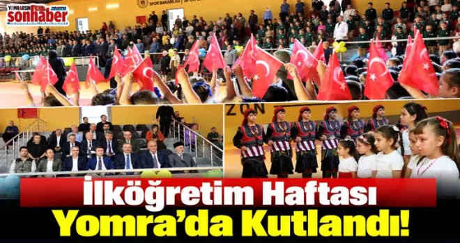 İlköğretim Haftası Yomra’da Kutlandı!