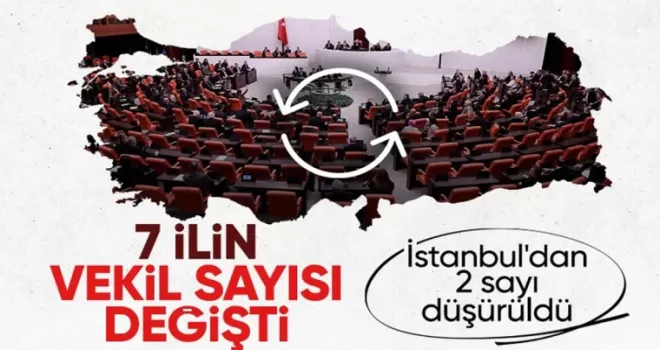 İllerin yeni milletvekili sayıları Resmi Gazete’de