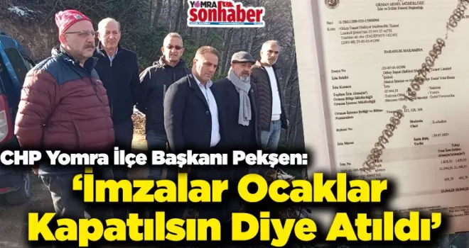 İmzalar Ocaklar Kapatılsın Diye Atıldı