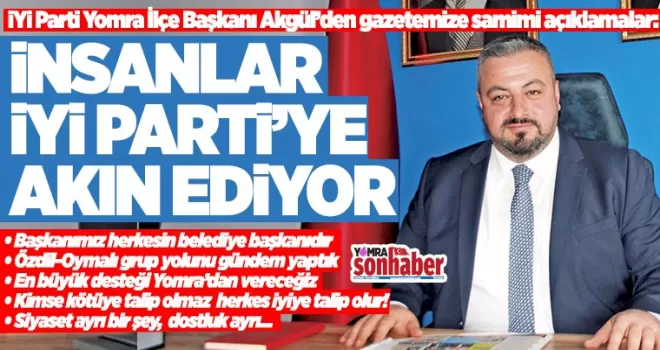 insanlar iYi Parti’ye akın ediyorlar