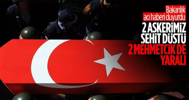 Irak'ın kuzeyinde 2 asker şehit oldu