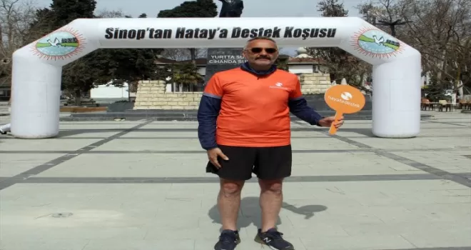 İş insanı depremzedelere bağış toplamak amacıyla Sinop’tan Hatay’a koşuyor