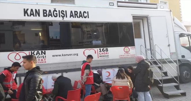 İskilip'te kan bağışı kampanyası düzenlendi