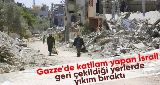İsrail askerinin çekildiği kamptan geriye yıkım kaldı