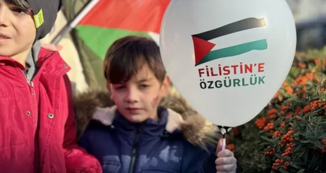 İsrail’in Gazze’ye yönelik saldırıları Çorum’da protesto edildi