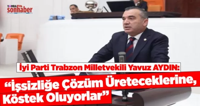  “İşsizliğe Çözüm Üreteceklerine, Köstek Oluyorlar”