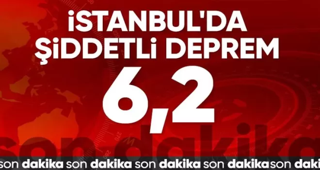 İstanbul’da 6,2’lik bir deprem meydana geldi