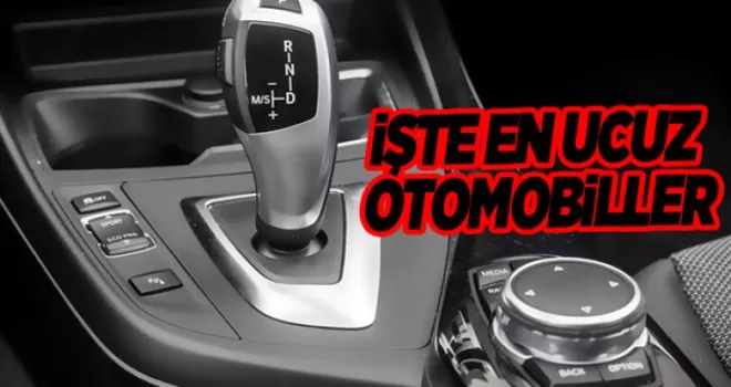 İşte en ucuz otomatik vitesli otomobiller...