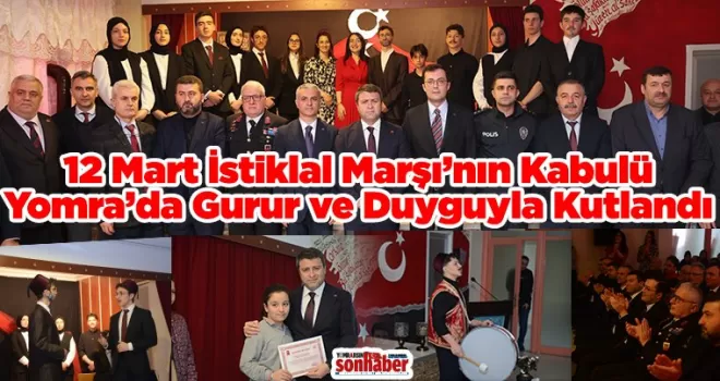 İstiklal Marşı’nın Kabulü Yomra’da Gurur ve Duyguyla Kutlandı