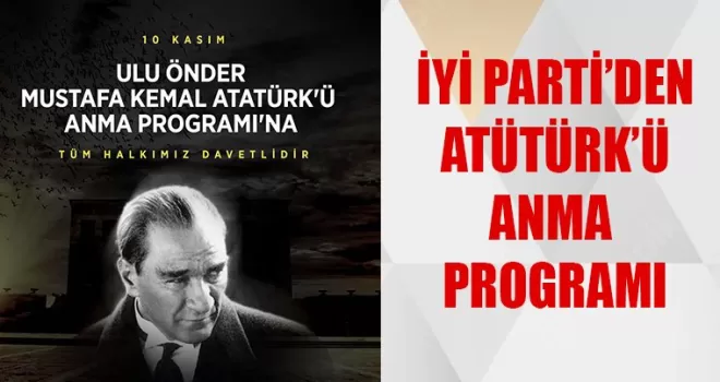 İYİ Parti’den anma programı