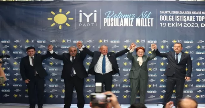 İYİ Parti Genel Başkanı Akşener, Düzce’de belediye başkan adaylarını tanıttı: