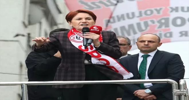 İYİ Parti Genel Başkanı Akşener Samsun’da konuştu: