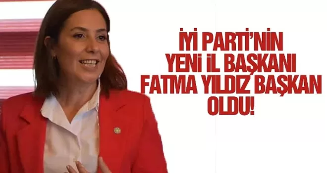 İyi Parti'nin yeni il başkanı belli oldu