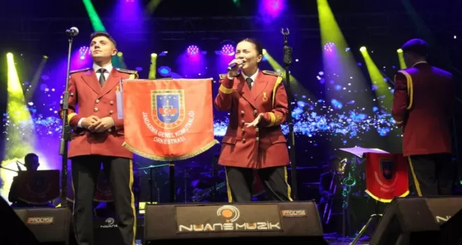 Jandarma Genel Komutanlığı Bandosu, Sinop’ta konser verdi