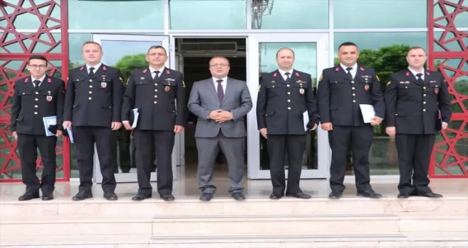 Jandarmadan Havza Kaymakamı Nayman’a ziyaret