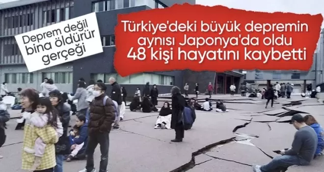 Japonya’yı deprem yılın ilk günü vurdu