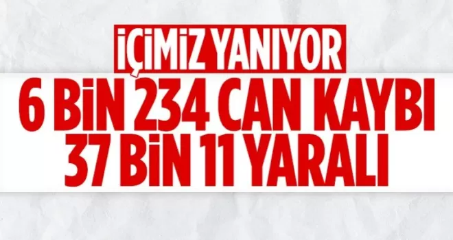 Kahramanmaraş depreminde 3. gün: Acı bilanço açıklandı