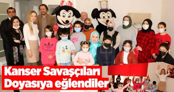 Kanser Savaşçılarına Unutulmaz Bir Yılbaşı Eğlencesi Yaşattılar