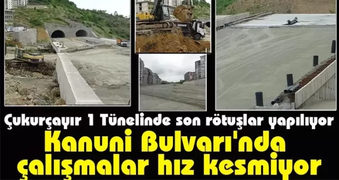 Kanuni Bulvarı’nda çalışmalar hız kesmiyor