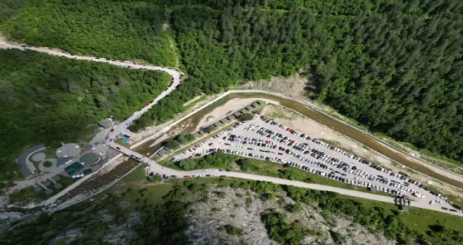 Kanyonlarıyla ünlü Pınarbaşı’na bayramda 60 binin üzerinde turist geldi