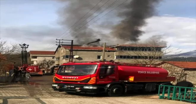 Karabük’te çatı yangını hasara yol açtı