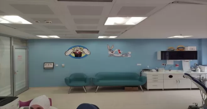 Karabük’te çocuklar, hastane korkularını çizgi film karakterleriyle yeniyor